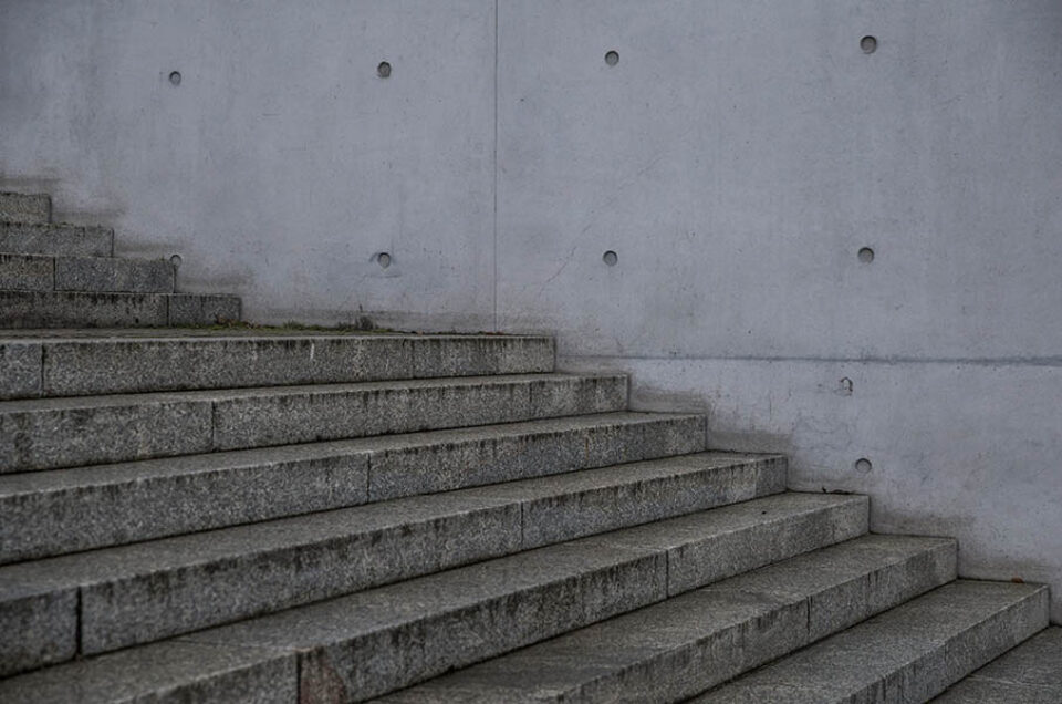 Exterior staircase, Paul Lobe Haus