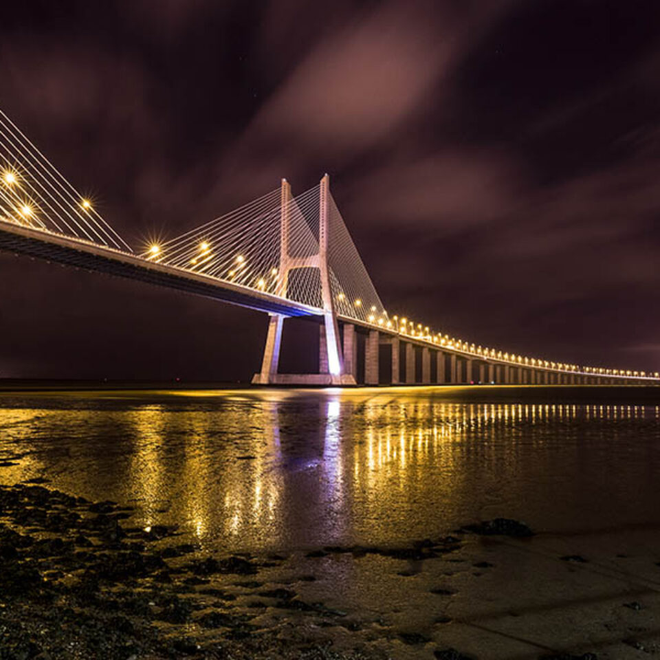 Vasco da Gama Bridge, Lisbon, Portugal