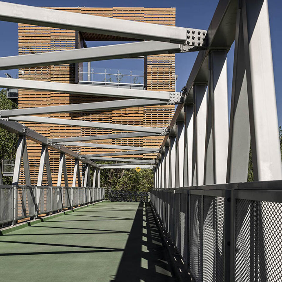 Passerelle Normandie, Longueuil architectural photography