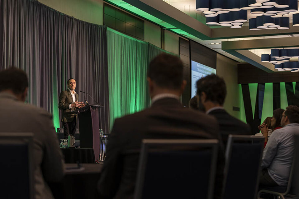 Opening remarks at a corporate event in Montreal