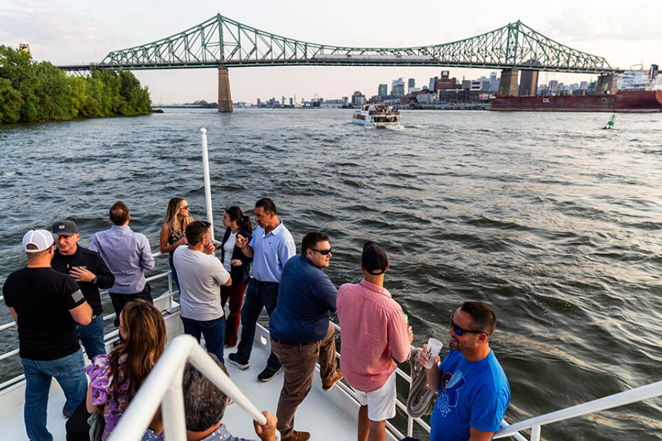 Montreal corporate event boat cruise