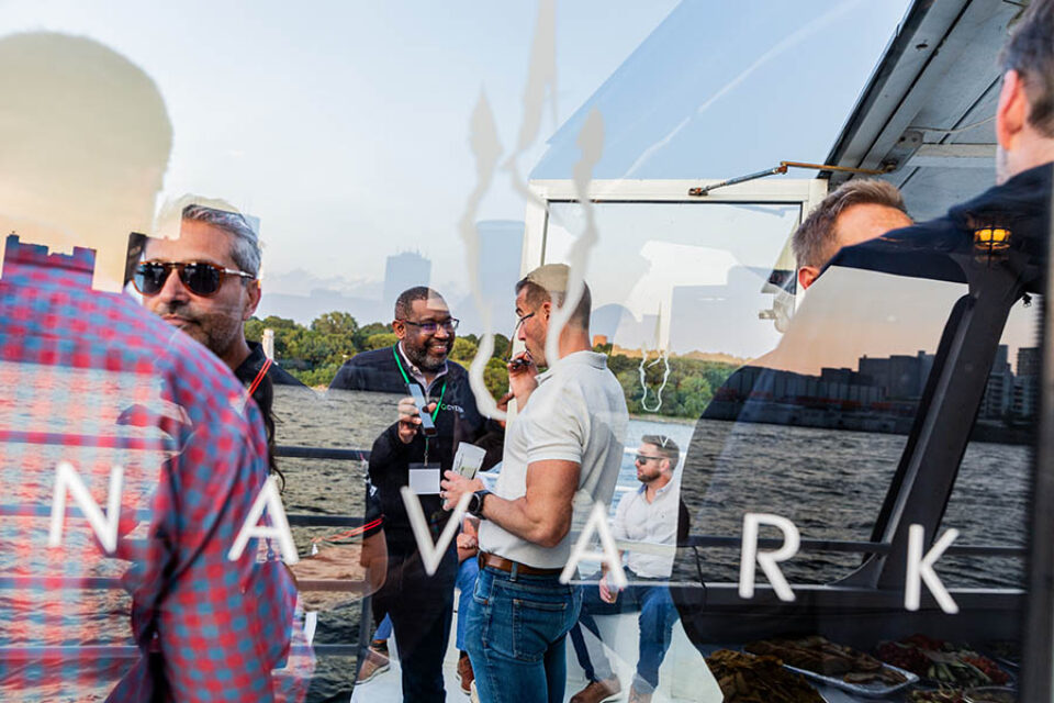 Montreal event photography - corporate event on St Lawrence river boat cruise