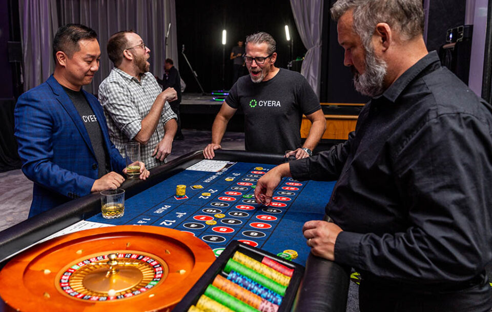 Roulette at a corporate event