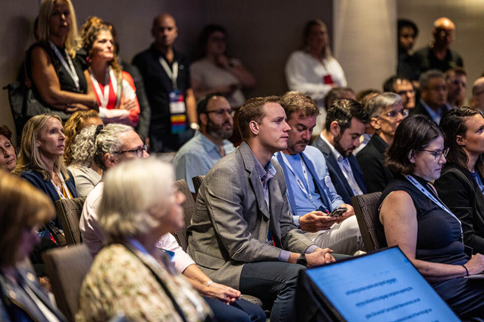 Corporate event audience, Montreal